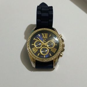 Large Face Ladies Navy Watch